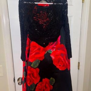 Two piece formal dress/Prom Dress